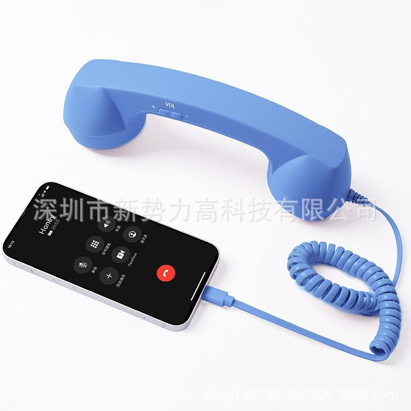 Retro Type-C Wired Earphones with Microphone – Direct Plug Universal Mobile Phone Headset
