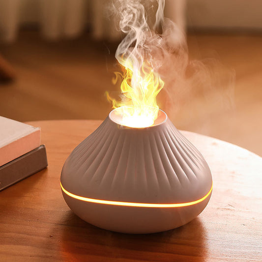 Humidifier with USB | Colorful Flame Aroma Diffuser