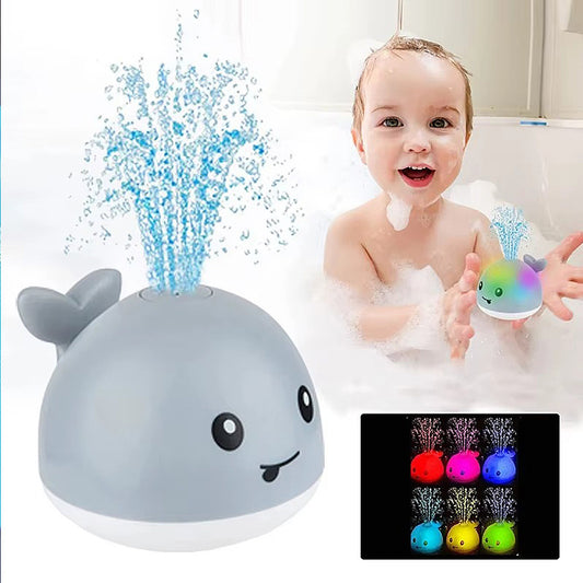 Electric Sensor Whale Water-Spraying Bath Toy for Kids – Interactive Baby Bath Toy with Automatic Water Spray & Fun Water Play