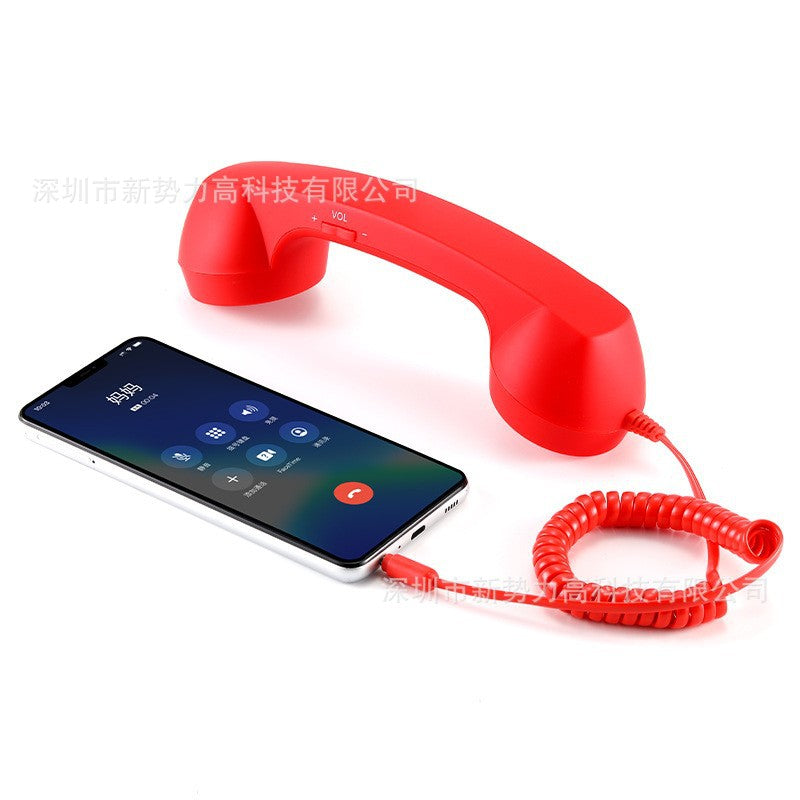 Retro Type-C Wired Earphones with Microphone – Direct Plug Universal Mobile Phone Headset