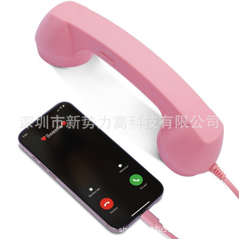 Retro Type-C Wired Earphones with Microphone – Direct Plug Universal Mobile Phone Headset
