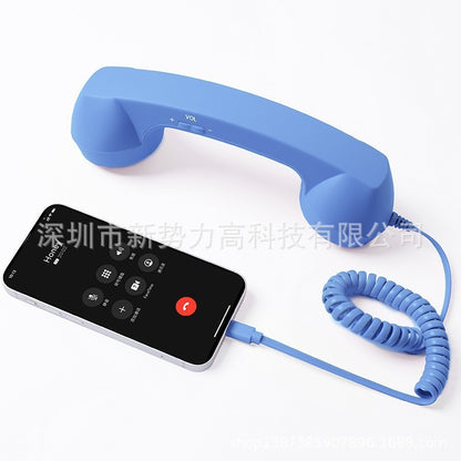 Retro Type-C Wired Earphones with Microphone – Direct Plug Universal Mobile Phone Headset