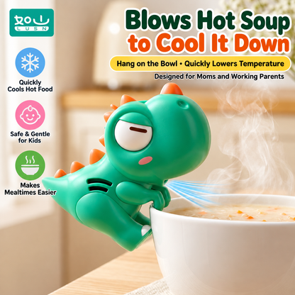 Baby Food Cooling Fan – Bladeless Portable Porridge & Rice Cereal Cooling Fan with Hanging Design